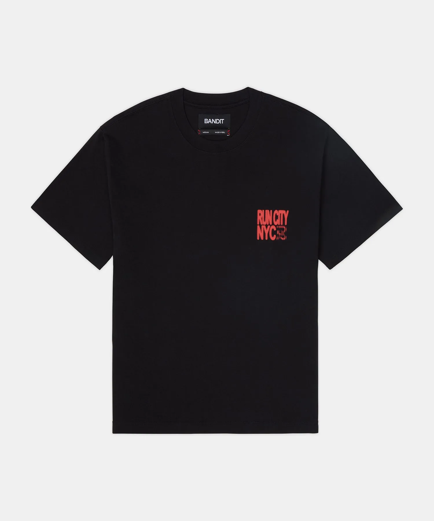 NYCM '25 Cotton Tee, Unisex - Black sold by Bandit Running product image thumbnail 2