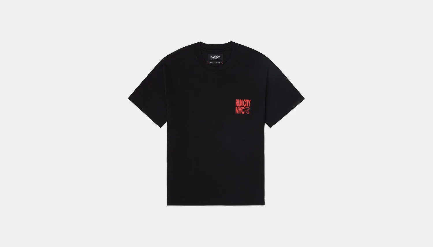 NYCM '25 Cotton Tee, Unisex - Black sold by Bandit Running product image thumbnail 3