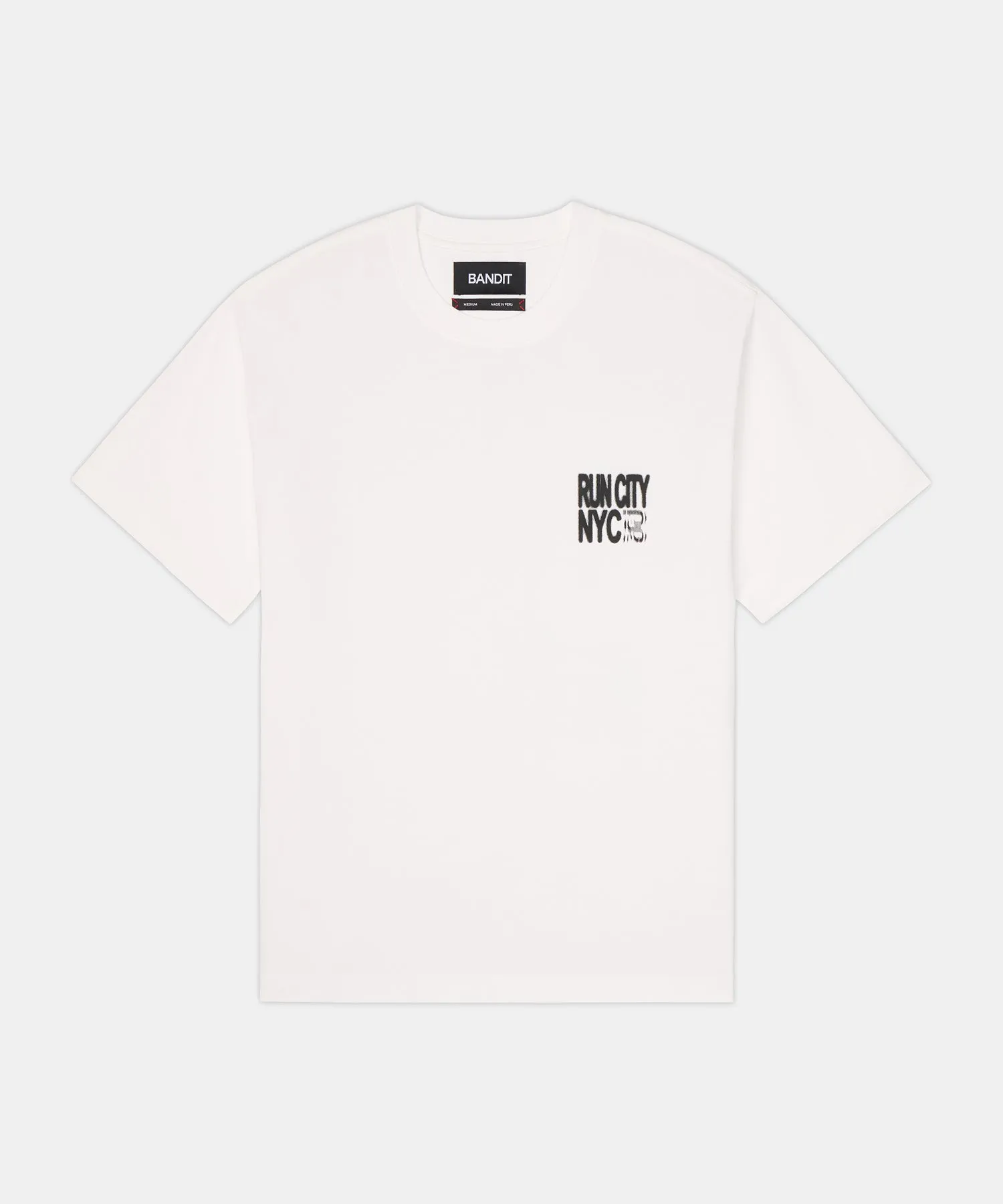 NYCM '25 "Run City" Cotton Tee, Unisex - White sold by Bandit Running product image thumbnail 2