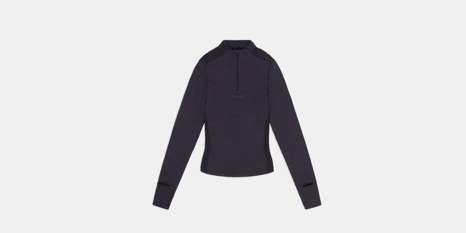 Women's CaldoGrid™ Quarter Zip - Shadow sold by Bandit Running product image thumbnail 3