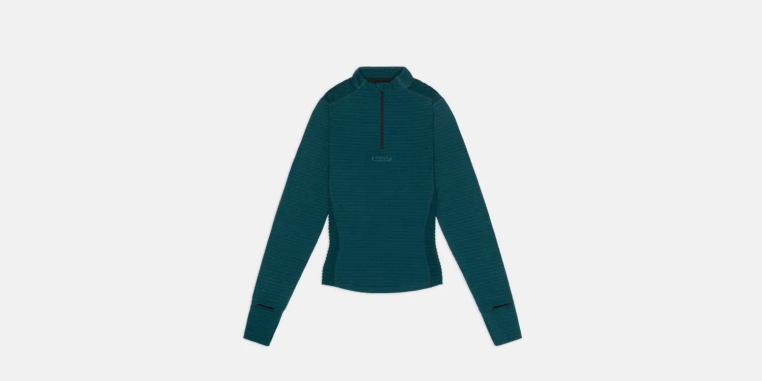 Women's CaldoGrid™ Cold Weather Quarter Zip - Storm sold by Bandit Running product image thumbnail 3