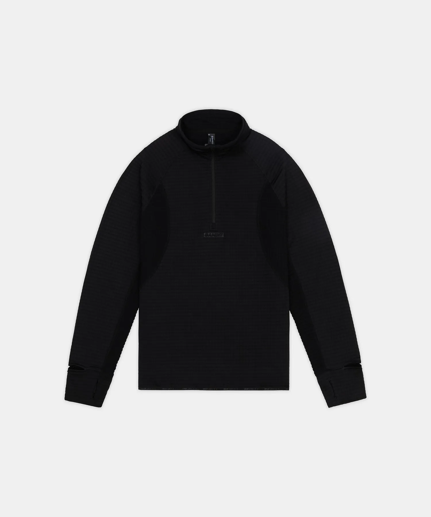 Men's CaldoGrid™ Quarter Zip - Black sold by Bandit Running