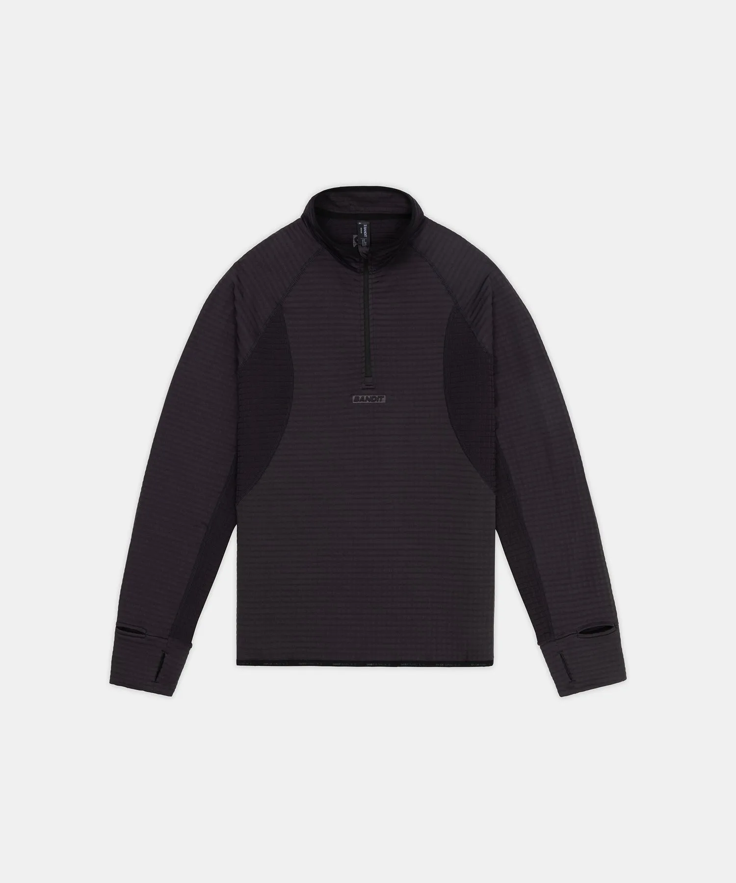 Men's CaldoGrid™ Cold Weather Quarter Zip - Shadow sold by Bandit Running