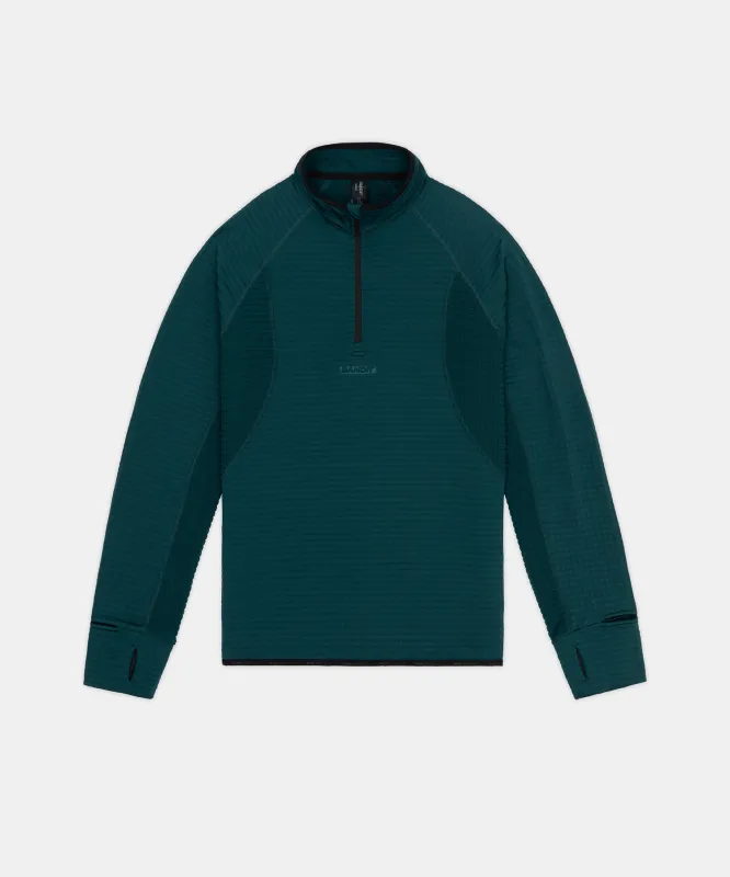 Men's CaldoGrid™ Cold Weather Quarter Zip - Storm sold by Bandit Running