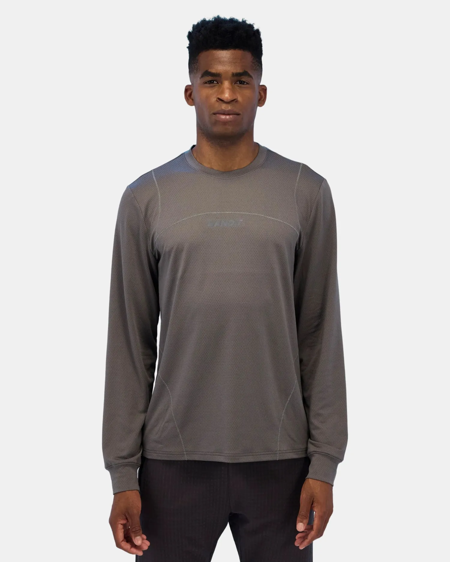 Men's Micromesh™ Reflecto Stitch™ Long Sleeve Tee - Haze sold by Bandit Running product image thumbnail 2
