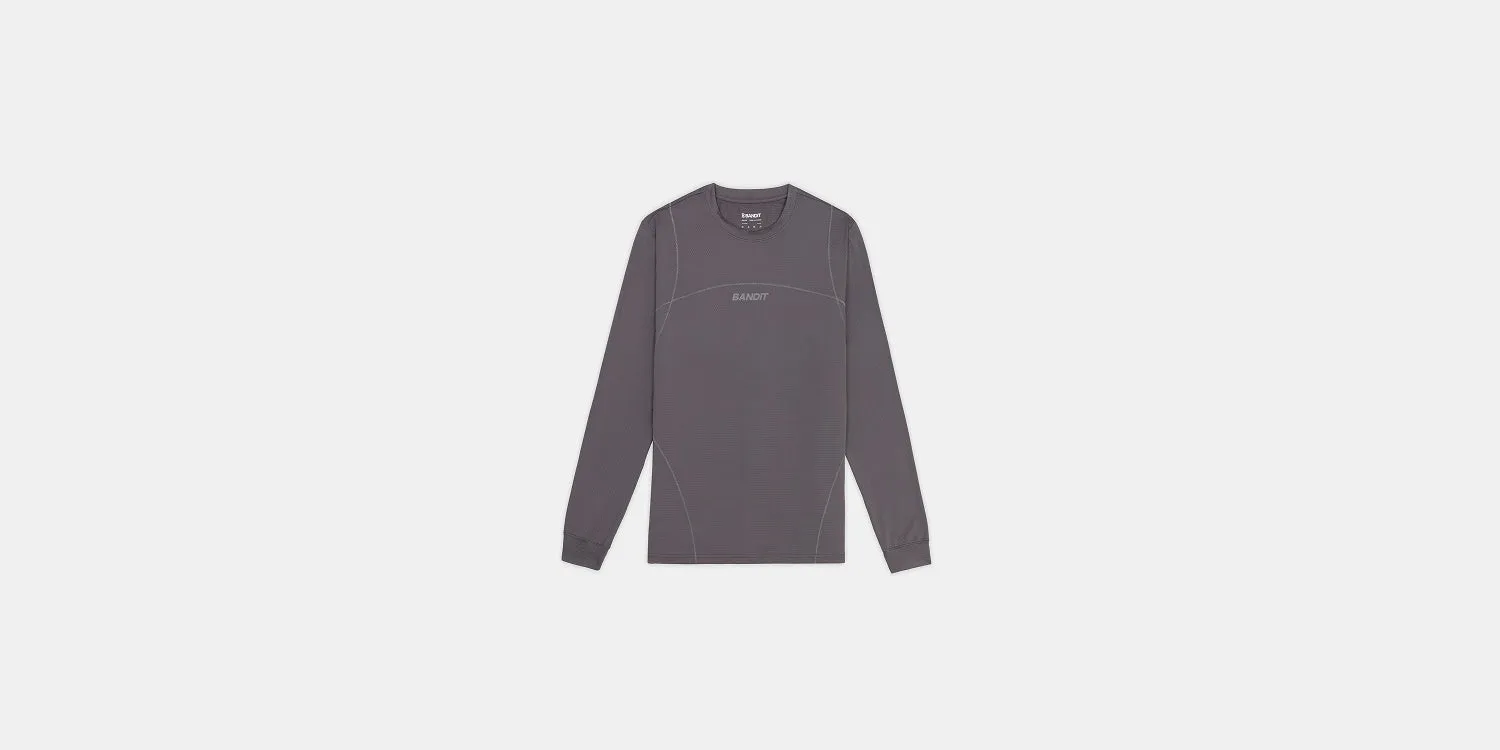 Men's Micromesh™ Reflecto Stitch™ Long Sleeve Tee - Haze sold by Bandit Running product image thumbnail 3
