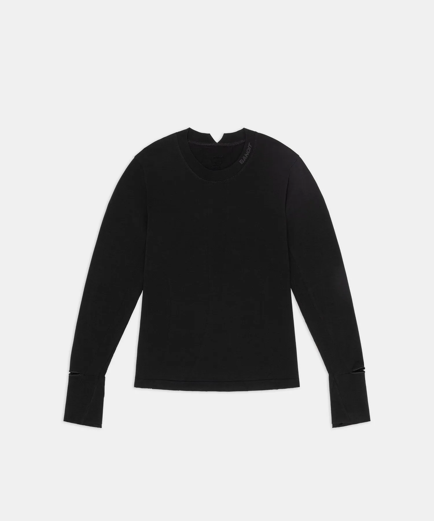Women's Seamless Wool Blend Long Sleeve - Black sold by Bandit Running