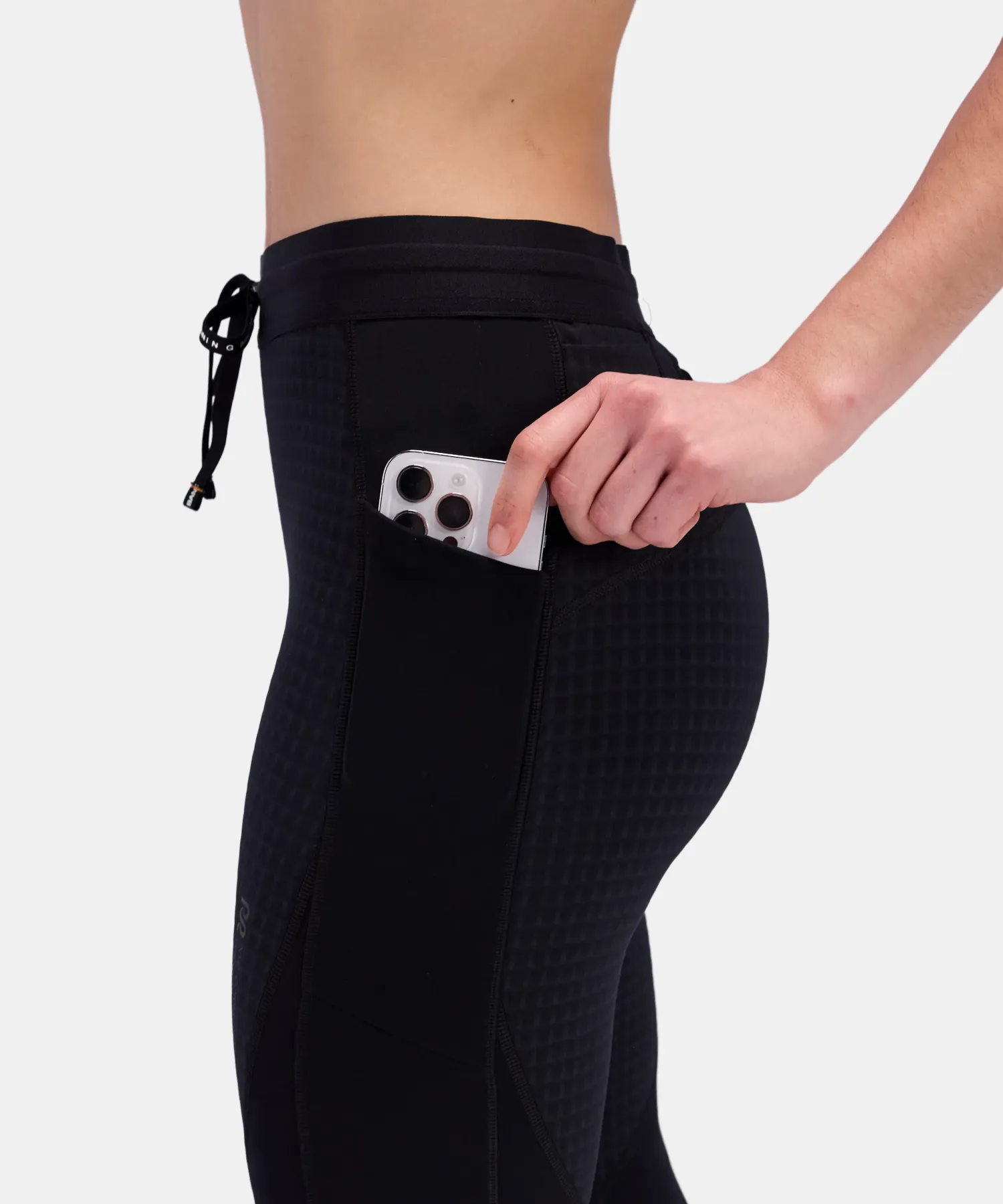 Women's Superwarm™ Cold Weather Tights - Black sold by Bandit Running product image thumbnail 2