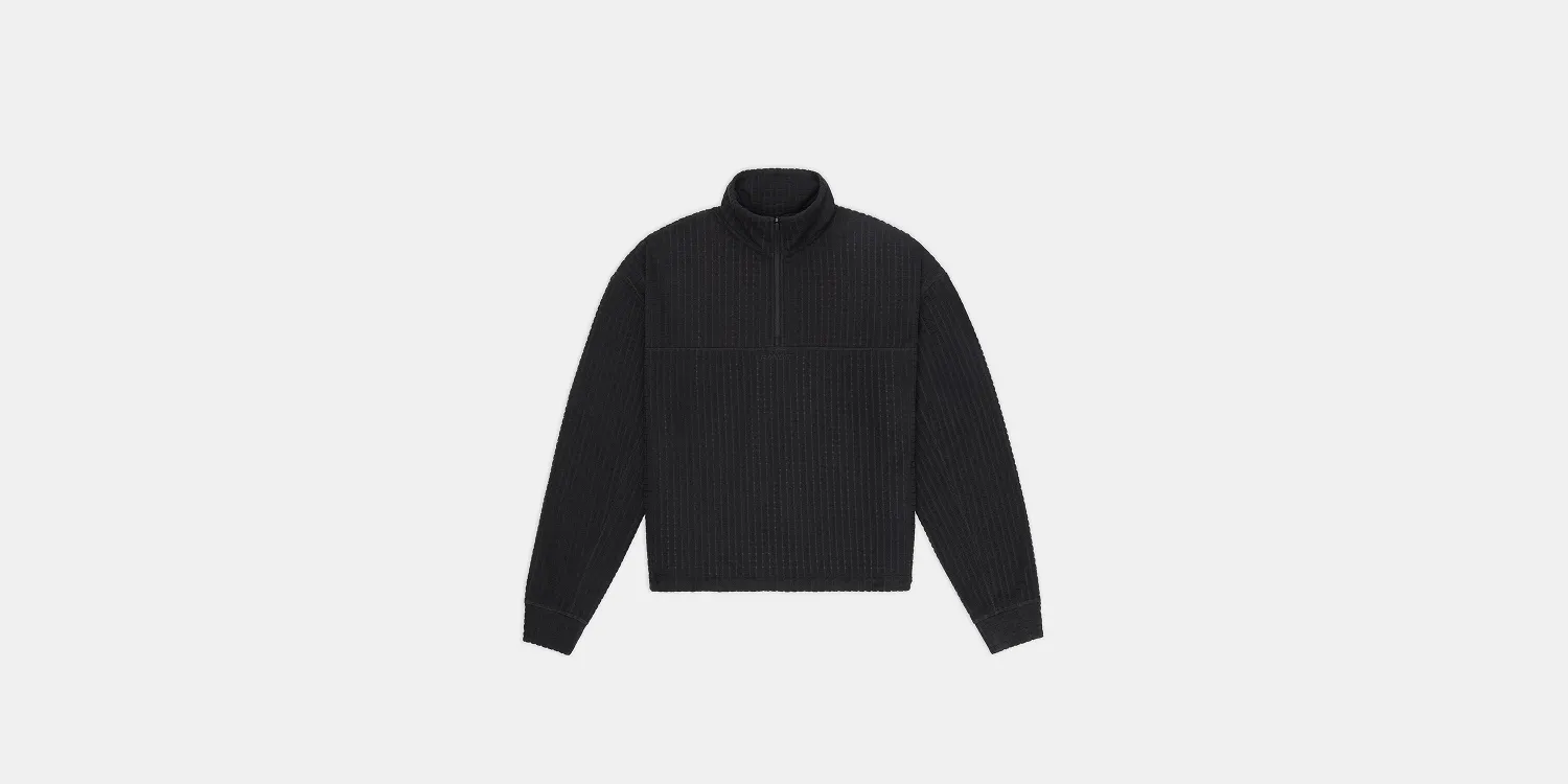 Women's MacroSoft™ Quarter Zip - Black sold by Bandit Running product image thumbnail 3