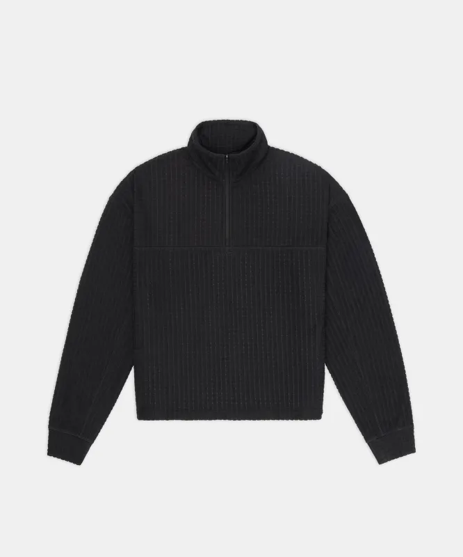 Women's MacroSoft™ Quarter Zip - Black sold by Bandit Running