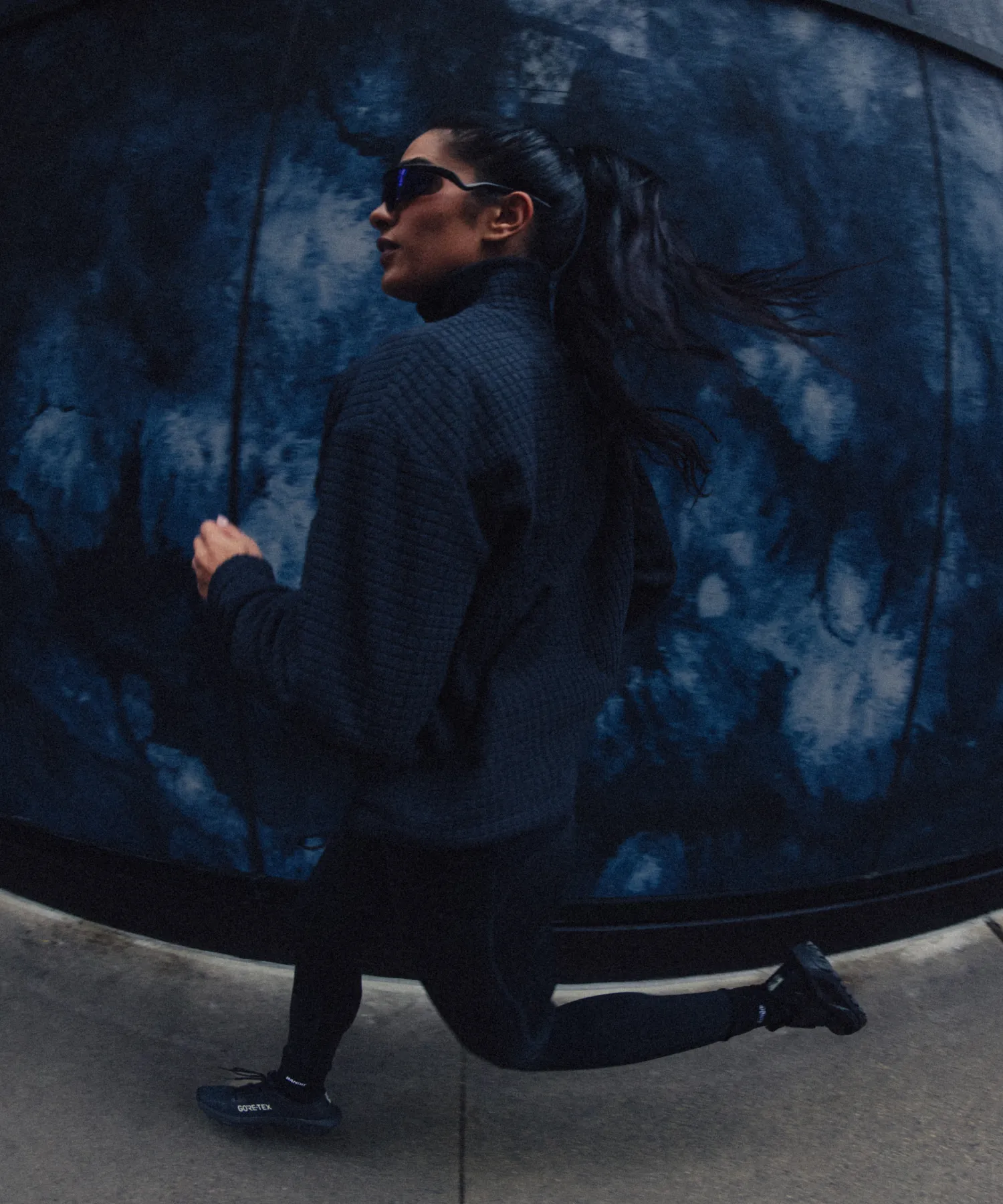 Women's MacroSoft™ Quarter Zip - Black sold by Bandit Running product image thumbnail 2