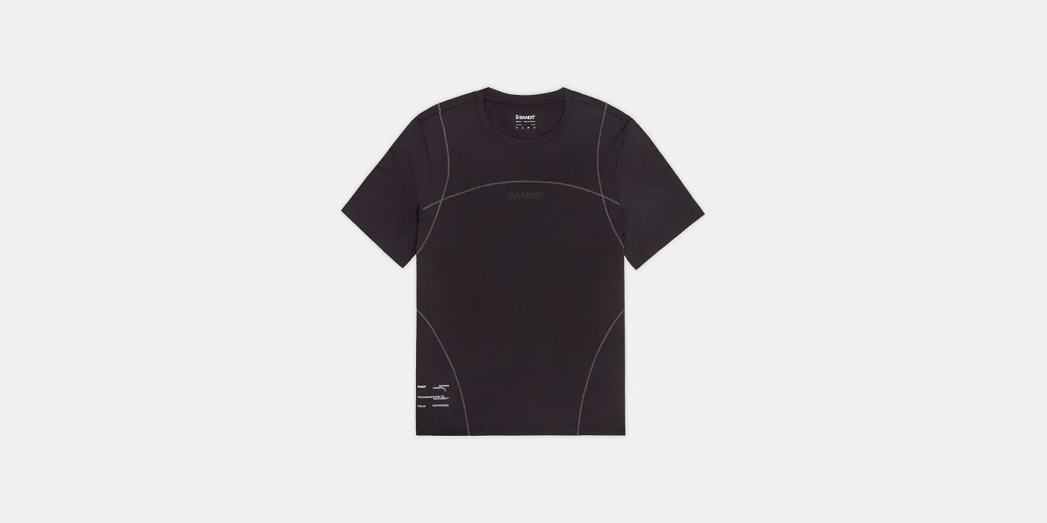 Men's Micromesh™ Reflecto Stitch™ Run Tee - Shadow sold by Bandit Running product image thumbnail 3