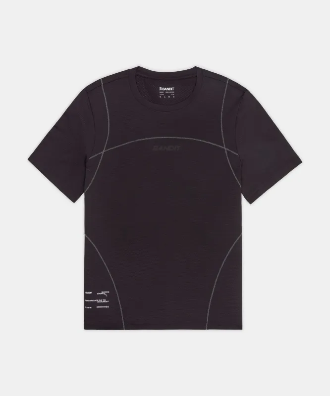 Men's Micromesh™ Reflecto Stitch™ Run Tee - Shadow sold by Bandit Running