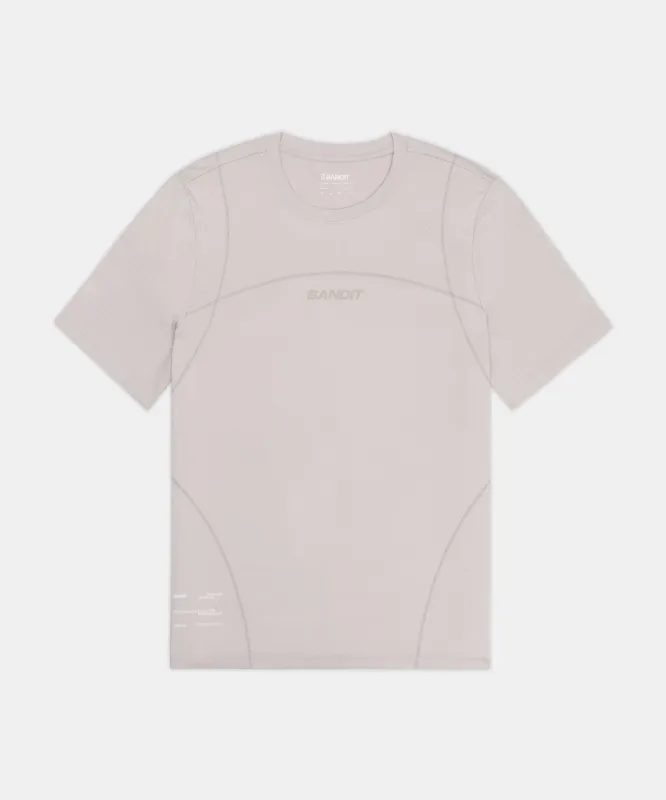 Men's Micromesh™ Reflecto Stitch™ Run Tee - Ash sold by Bandit Running
