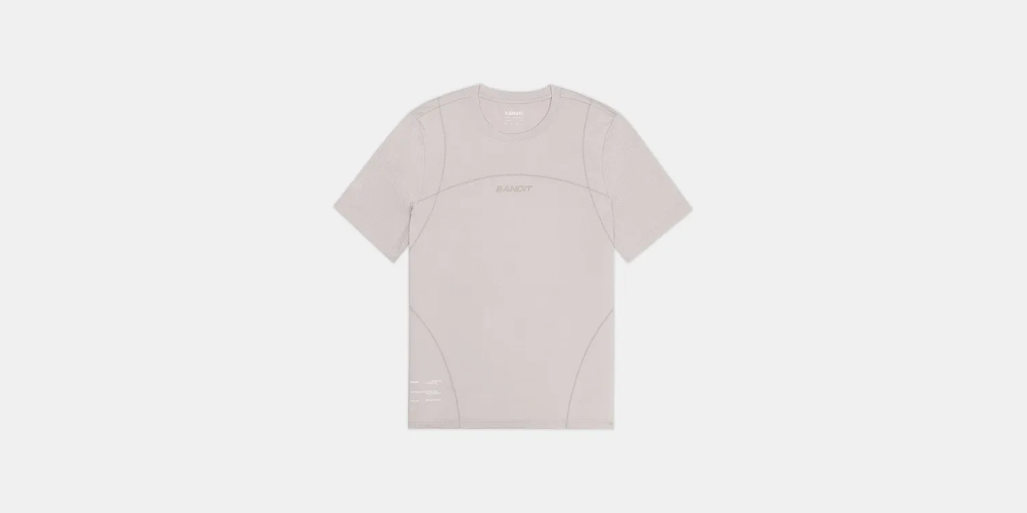 Men's Micromesh™ Reflecto Stitch™ Run Tee - Ash sold by Bandit Running product image thumbnail 3