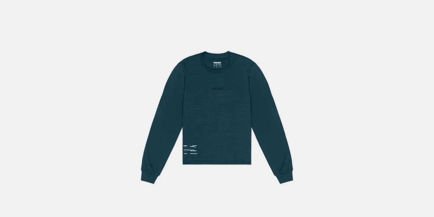 Women's Micromesh™ Long Sleeve Tee - Storm sold by Bandit Running product image thumbnail 3