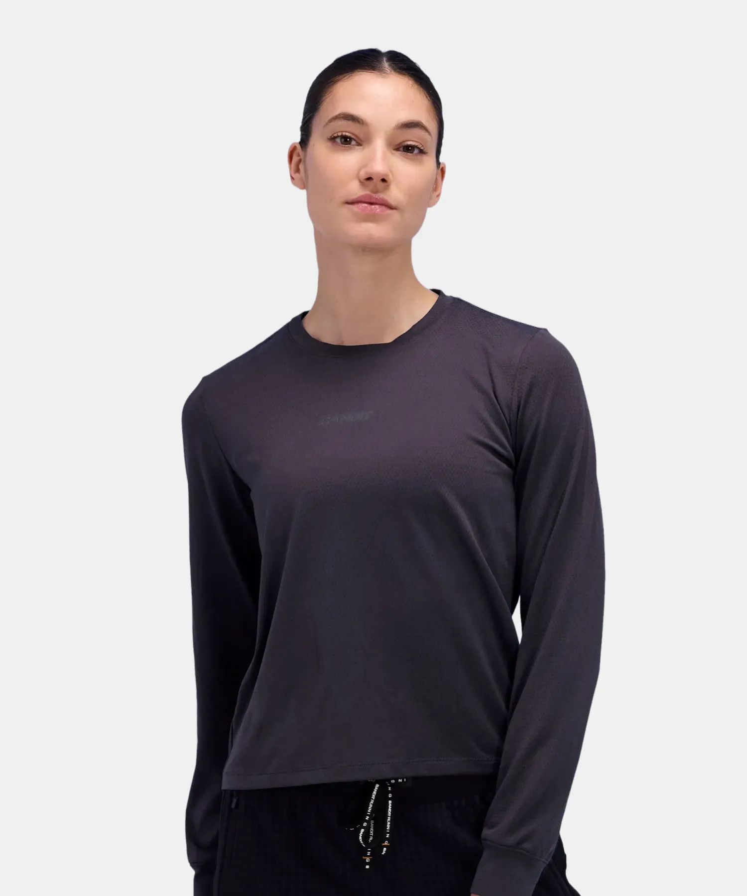 Women's Micromesh™ Long Sleeve Tee - Shadow sold by Bandit Running product image thumbnail 2