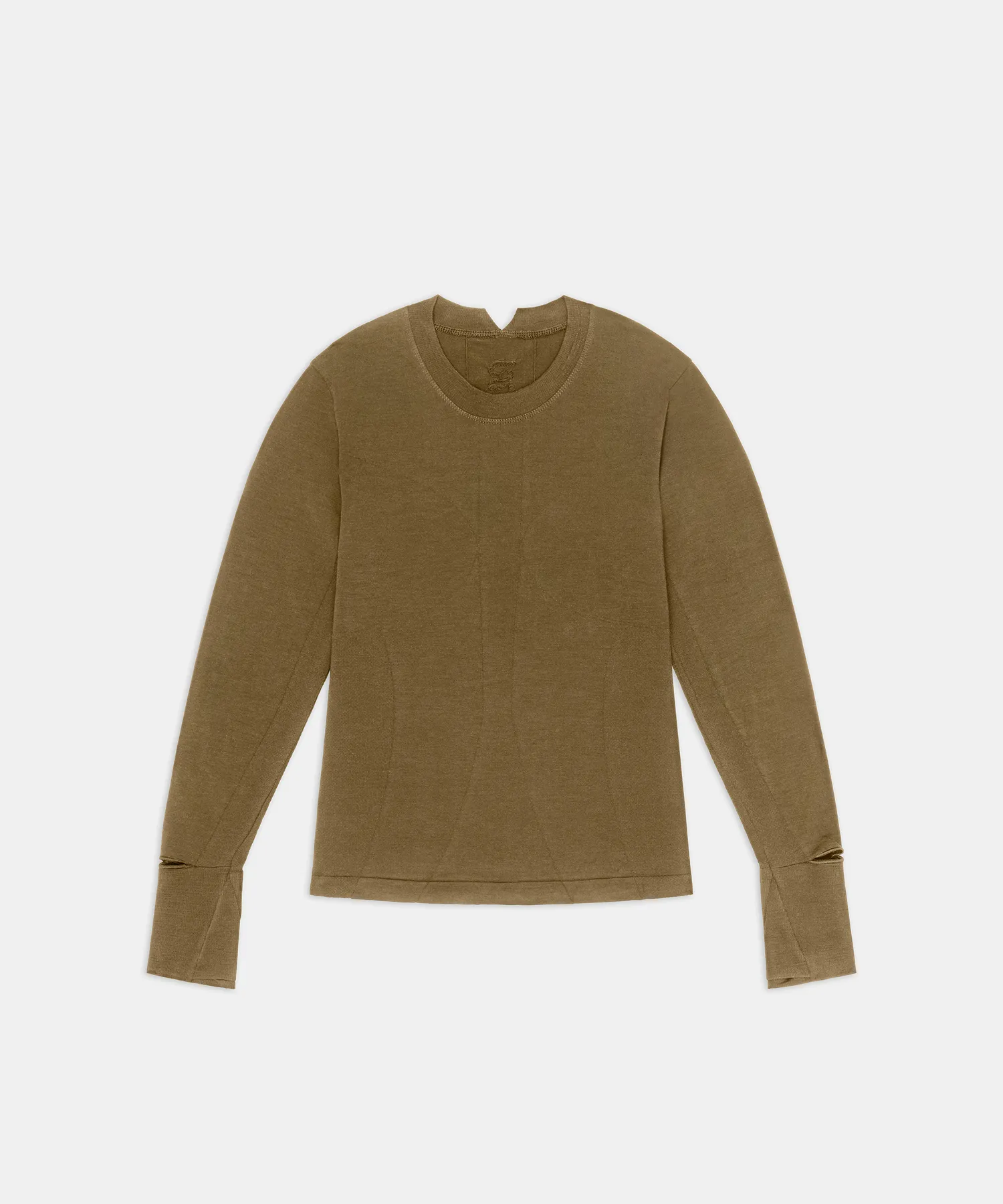 Men's Wool Blend Seamless Long Sleeve - Antique Brass sold by Bandit Running product image thumbnail 2