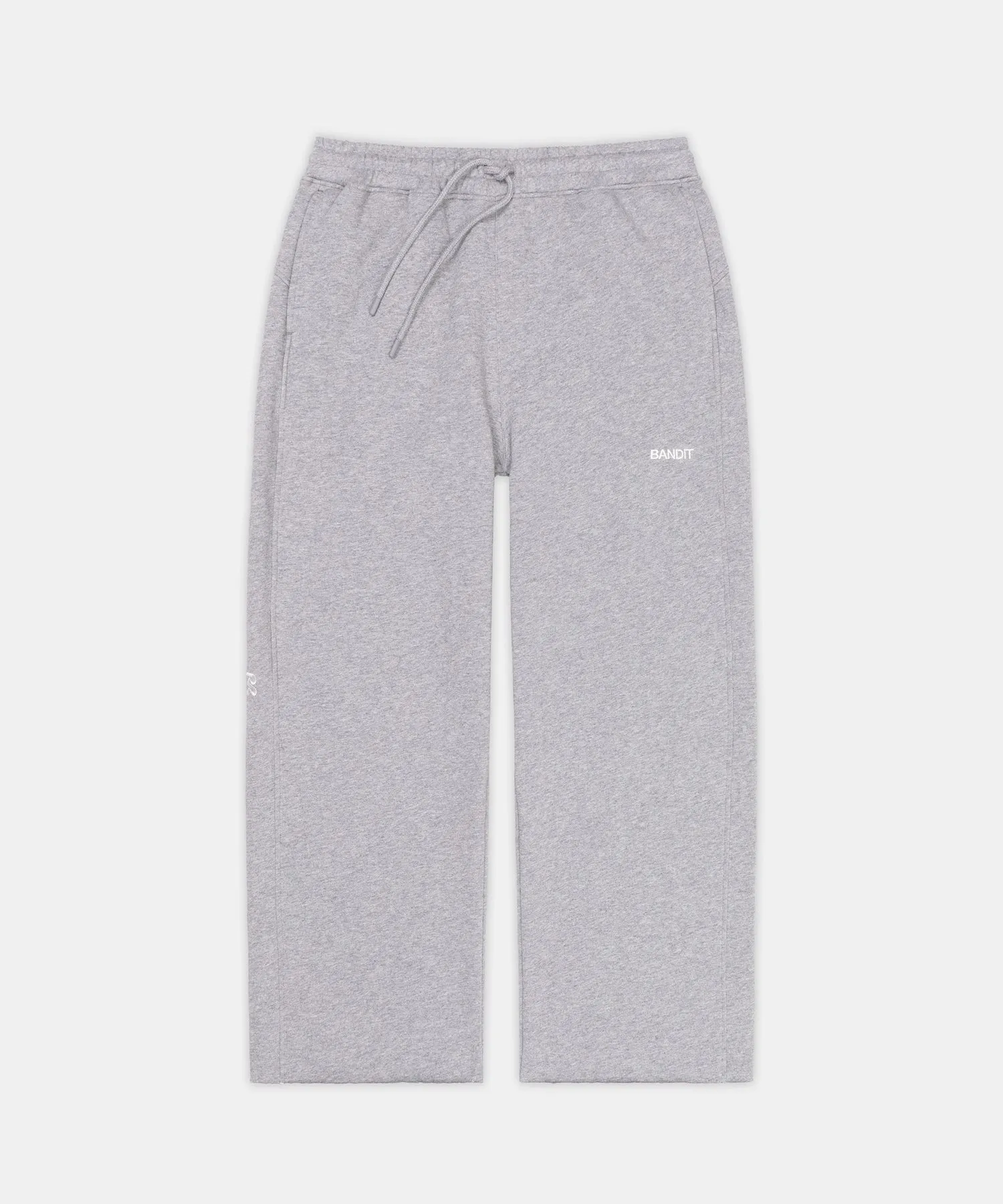 Wide Leg Chiller Sweatpant - Heather Grey sold by Bandit Running