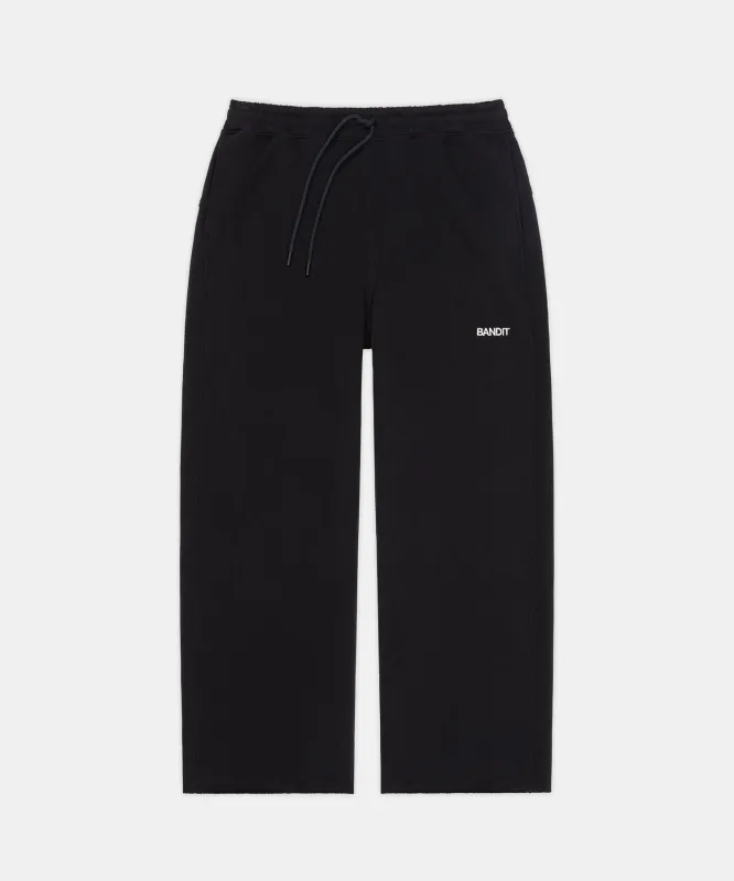 Wideleg Chiller Sweatpant - Black sold by Bandit Running
