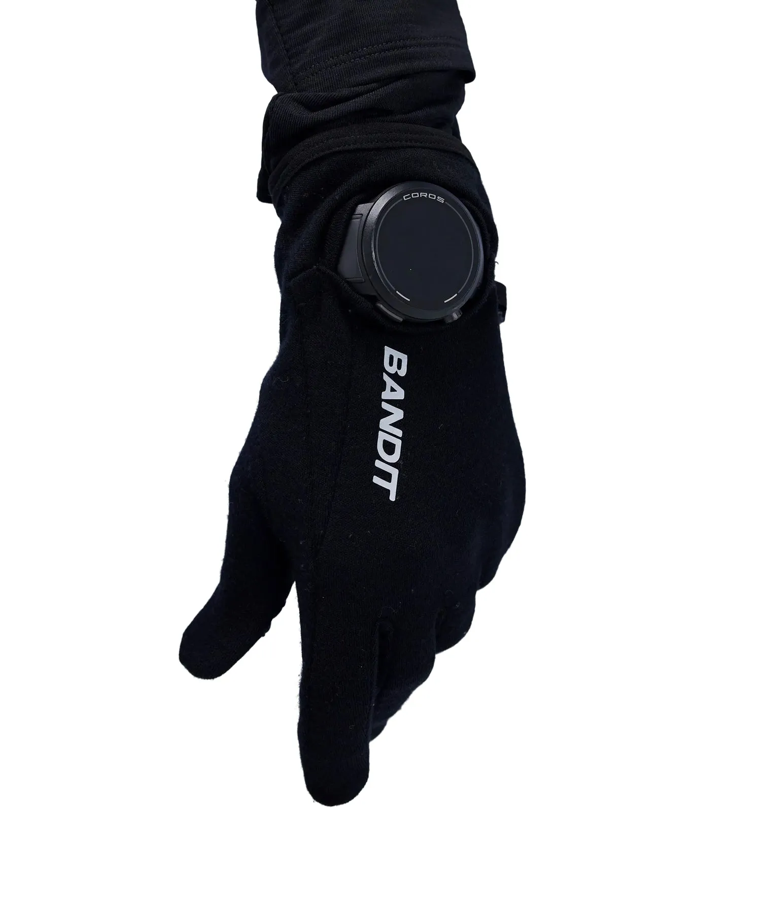 Merino Performance Gloves, Unisex - Black sold by Bandit Running