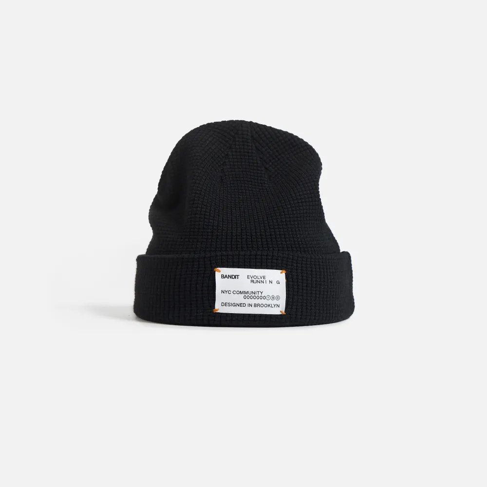 Waffle Patch Beanie sold by Bandit Running