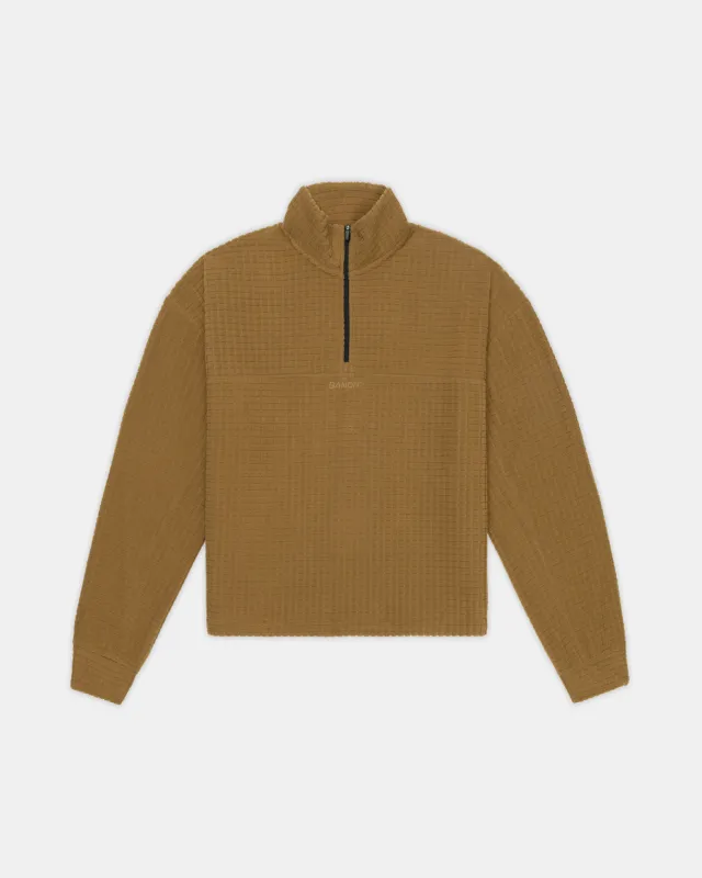 Women's MacroSoft Grid™ Quarter Zip sold by Bandit Running