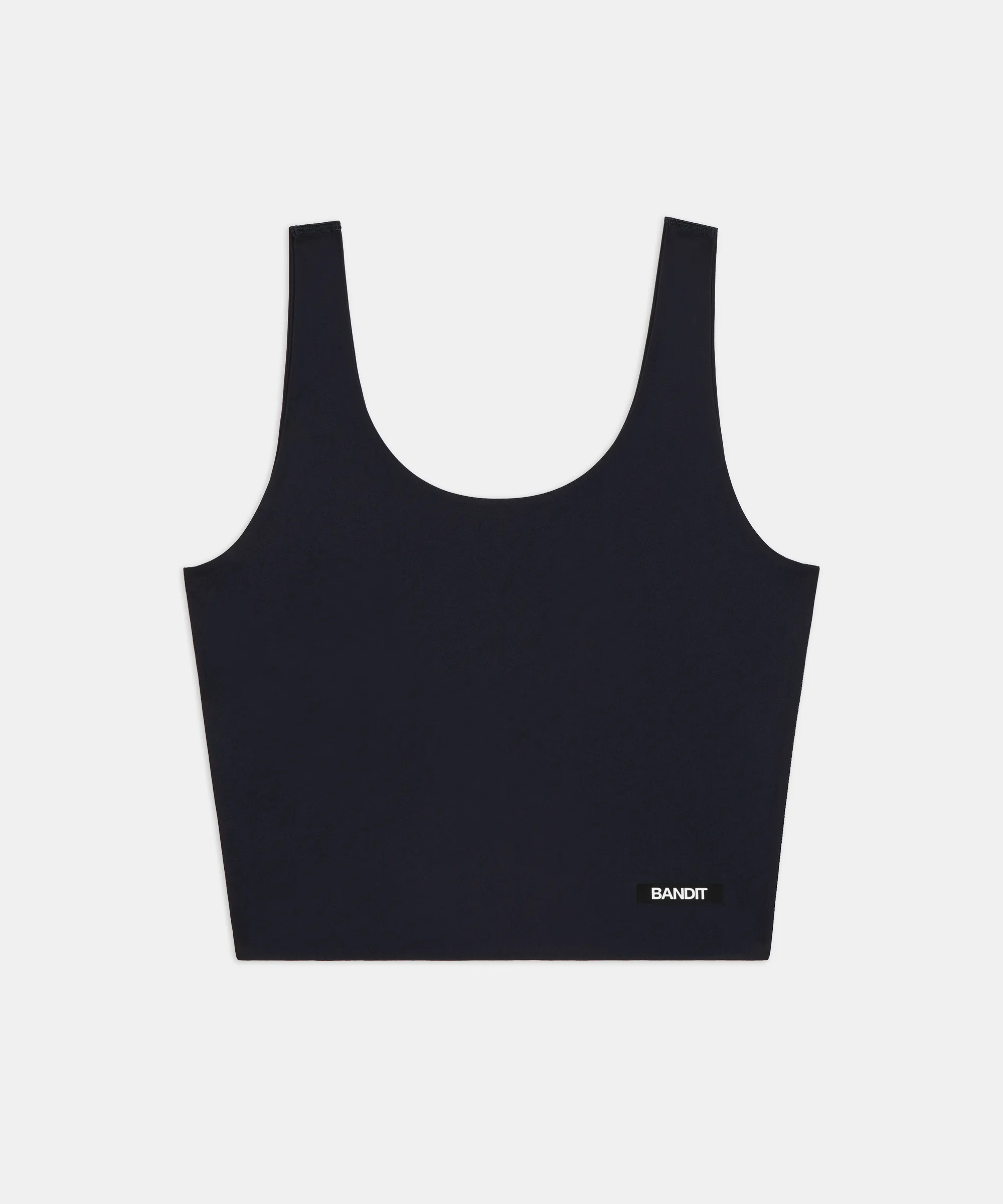 Women's Adapto™ Scoopneck Distance Tank - Black sold by Bandit Running