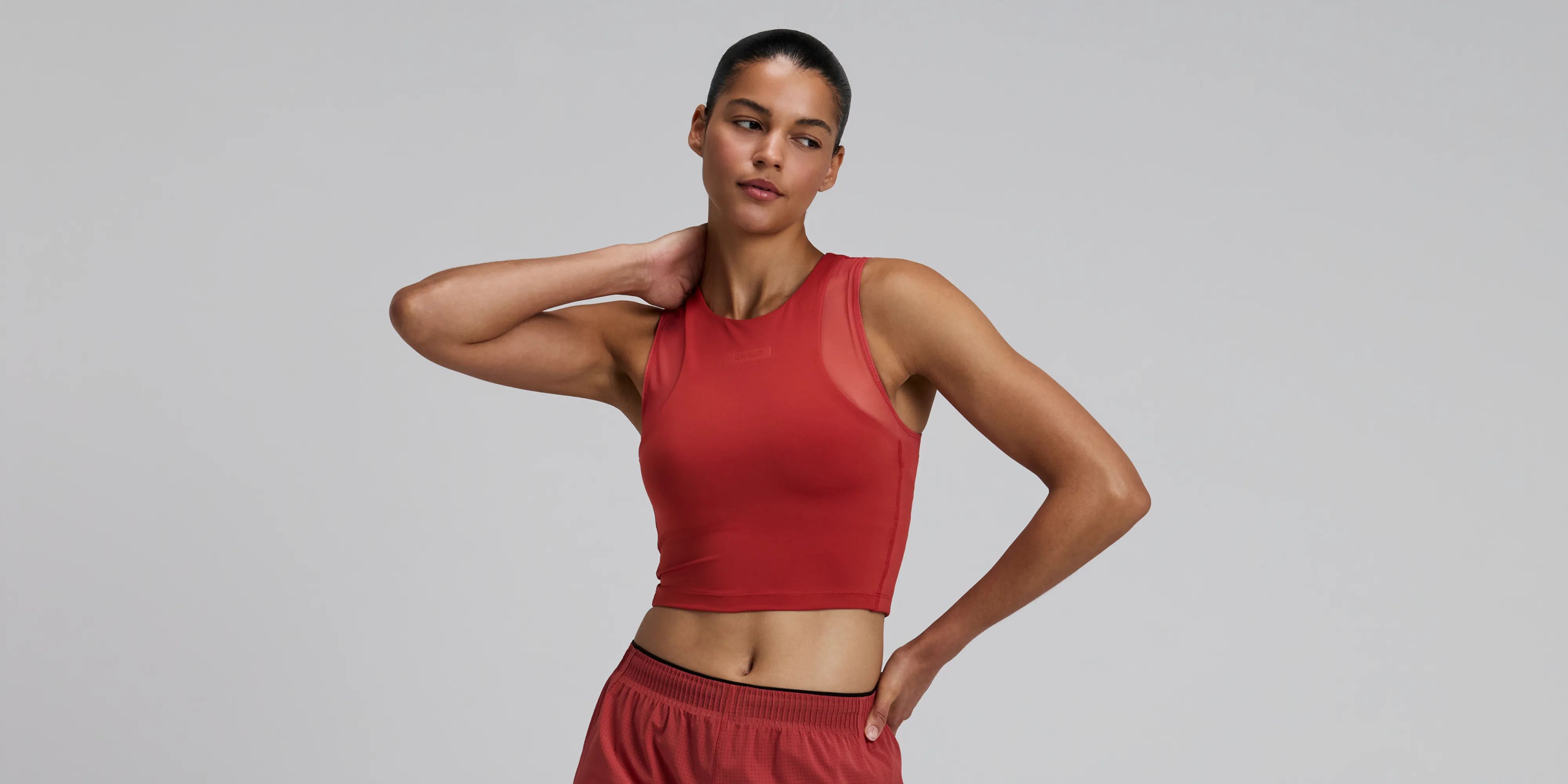 Women's Stamina-V™ Lyra Race Crop - Rusted Apricot sold by Bandit Running product image thumbnail 3