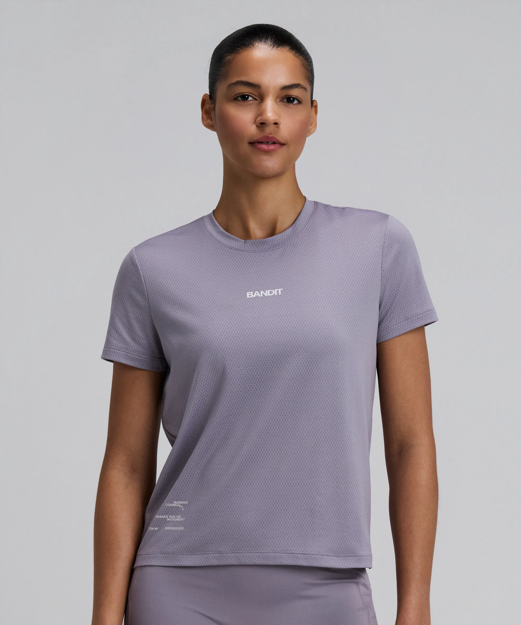 Women's Micromesh™ Run Tee - Violet Fog sold by Bandit Running product image thumbnail 2