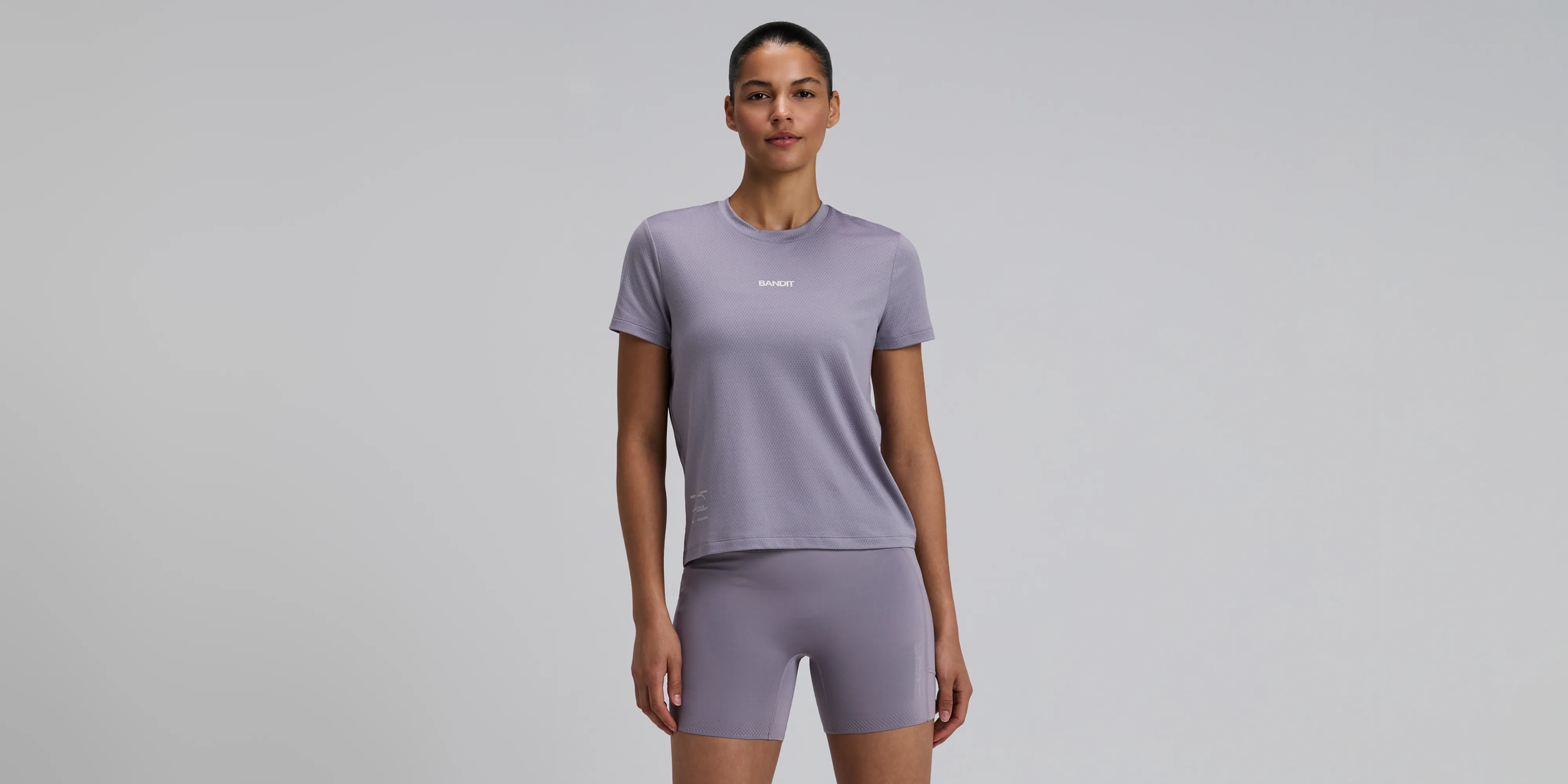 Women's Micromesh™ Run Tee - Violet Fog sold by Bandit Running product image thumbnail 3