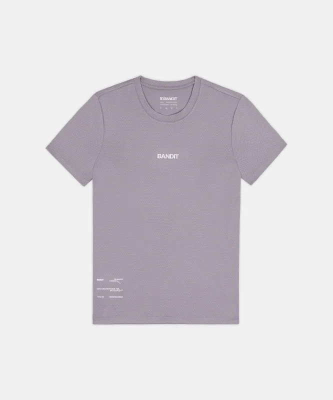 Women's Micromesh™ Run Tee - Violet Fog sold by Bandit Running