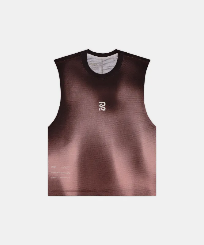 Women's Micromesh™ Run Tank - Flow State Mahogany Multi made by Bandit Running