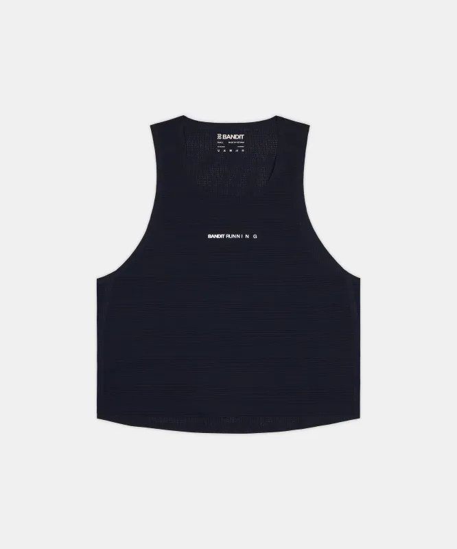 Women's CoolGrid™ Race Singlet - Black sold by Bandit Running