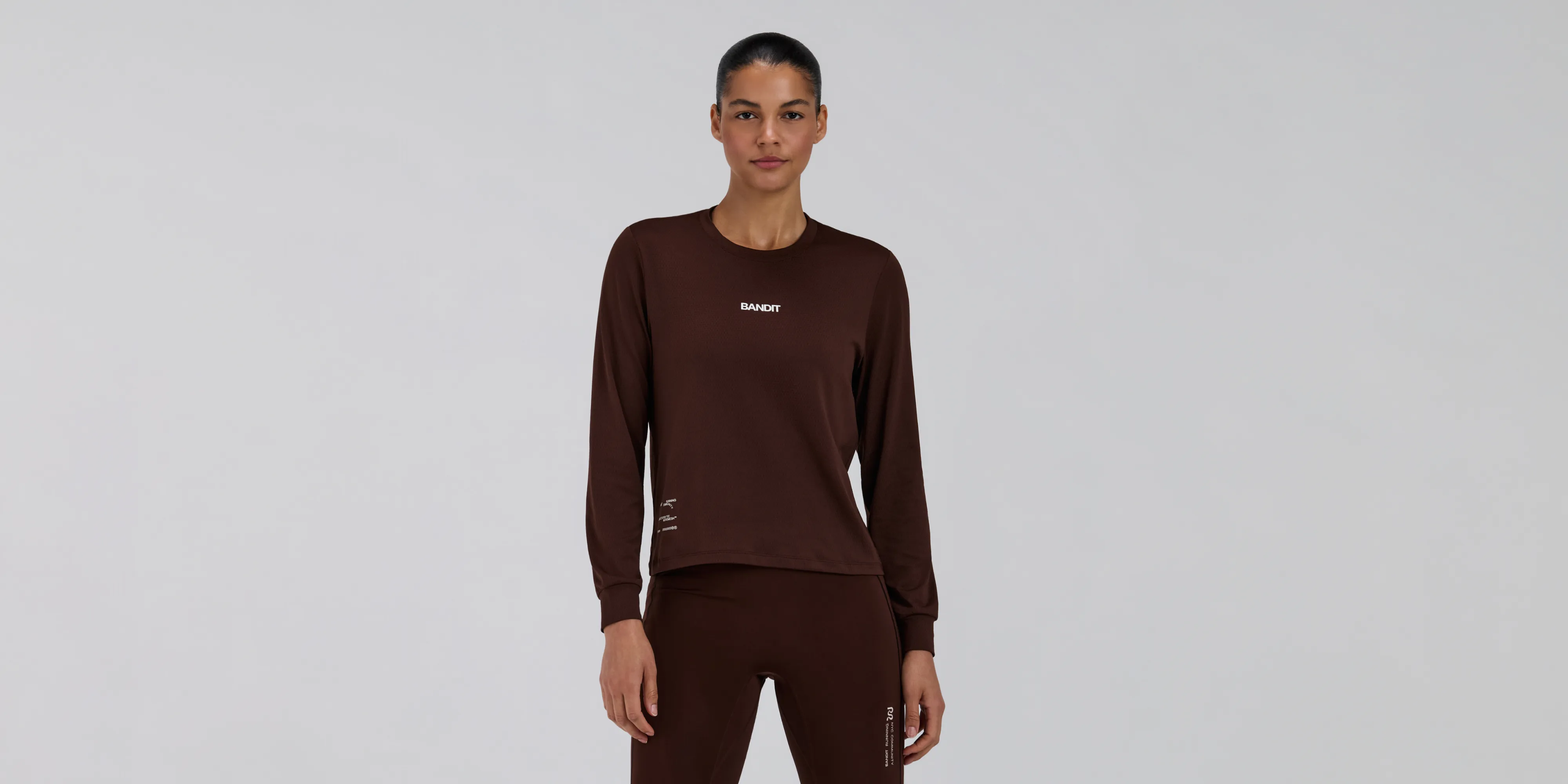 Women's Micromesh™ Long Sleeve - Cacao sold by Bandit Running product image thumbnail 3