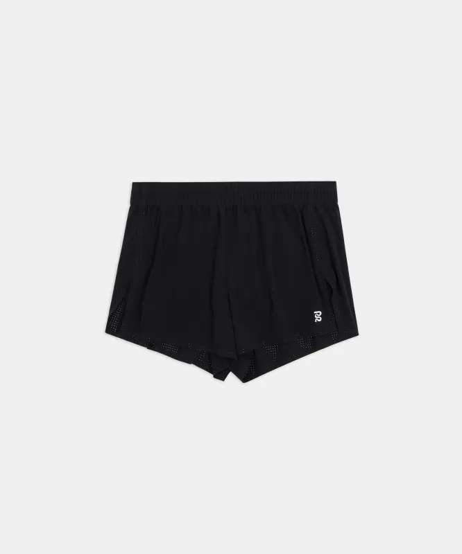 Women's Vento™ Next Gen 3" Split Short - Black sold by Bandit Running