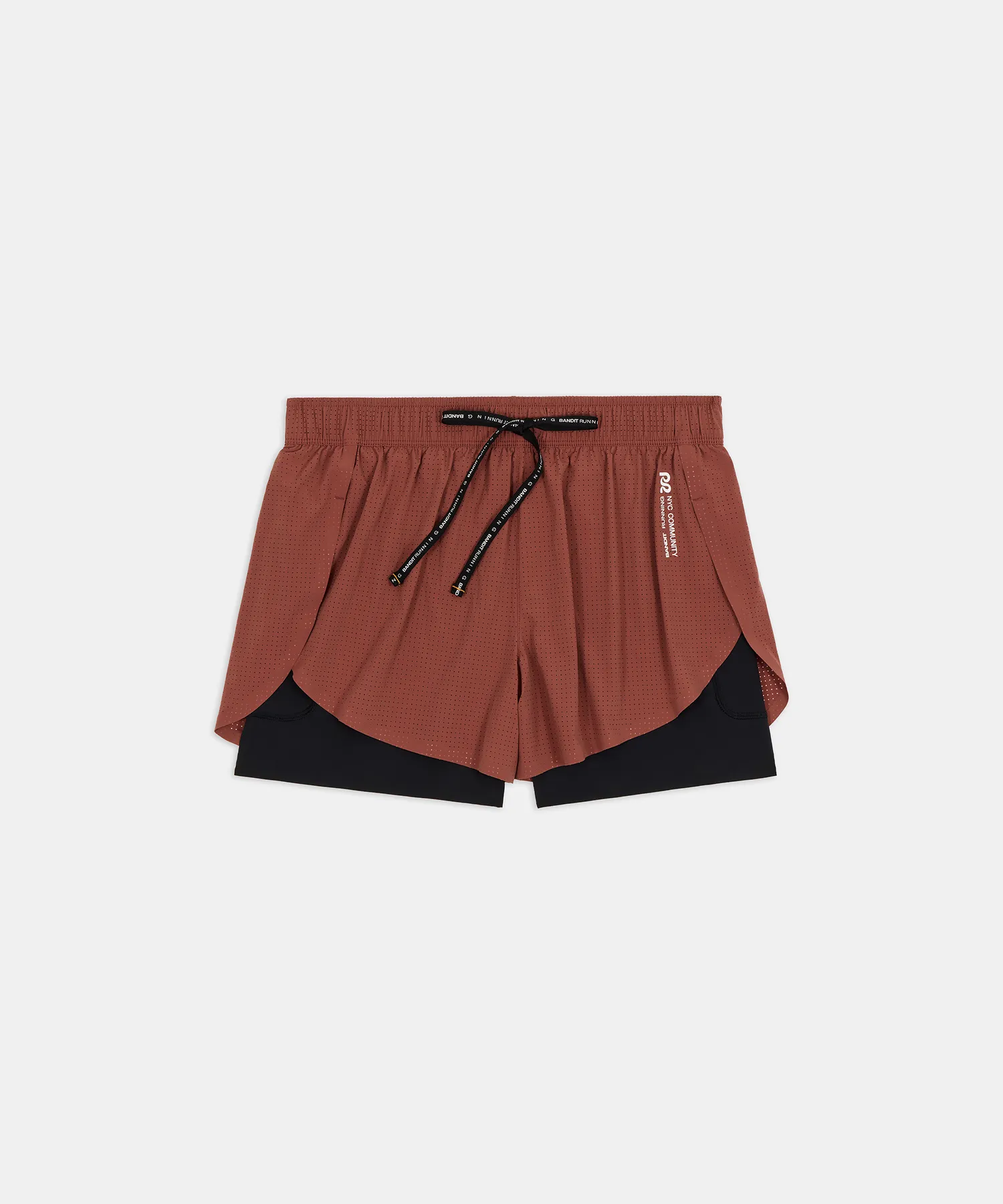 Women's Vento™ 2-in-1 Run Short - Mahogany / Black sold by Bandit Running