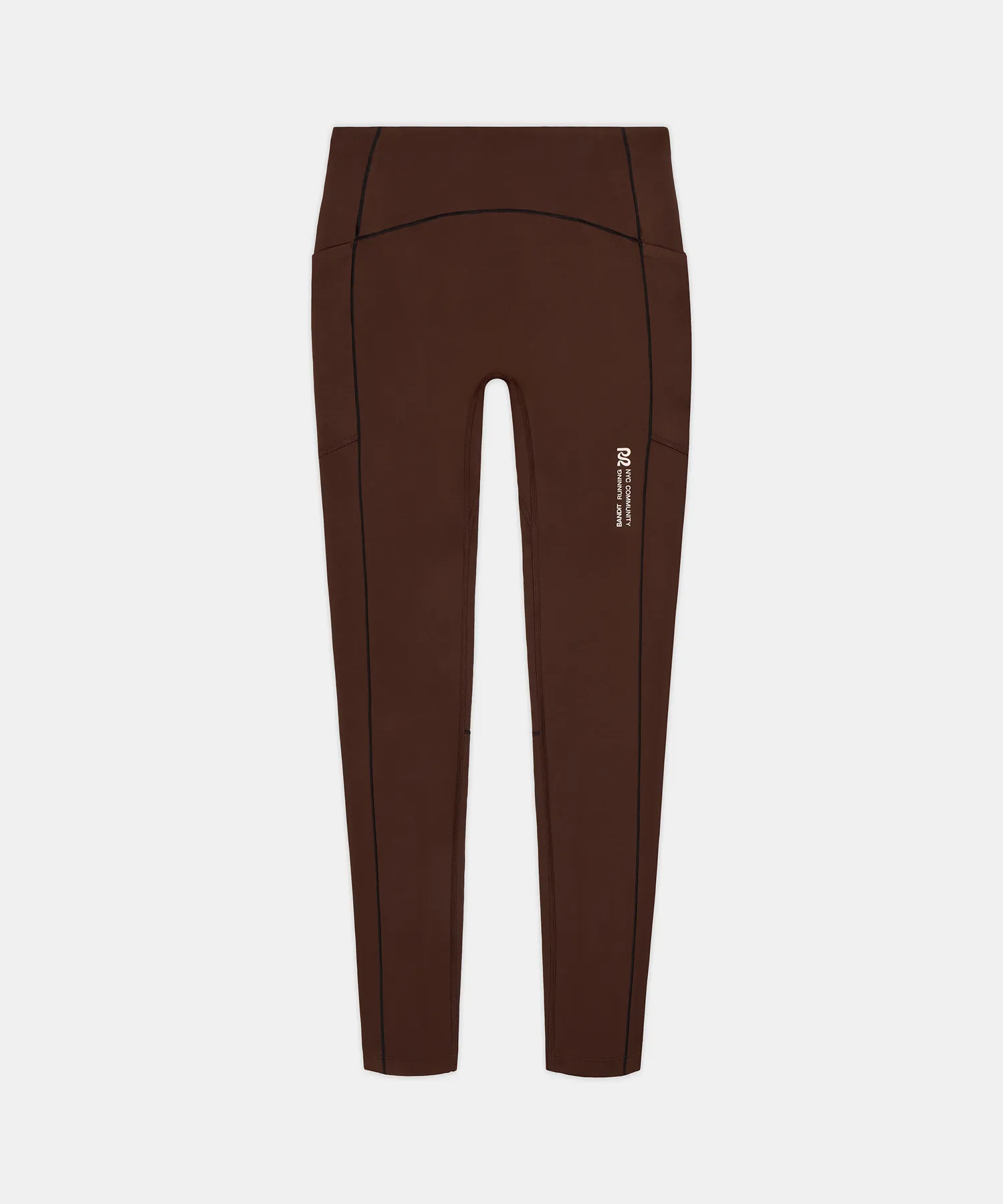 Women's Stamina-V™ High Waist Leggings - Cacao sold by Bandit Running