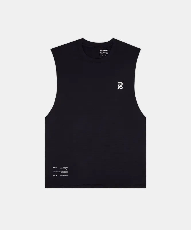 Men's Micromesh™ Run Tank - Black made by Bandit Running