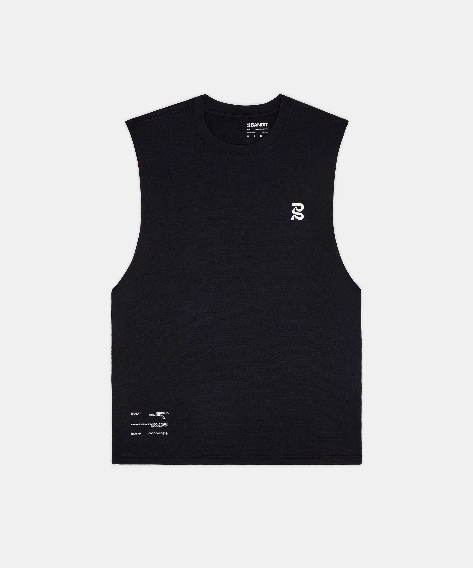 Men's Micromesh™ Run Tank - Black sold by Bandit Running