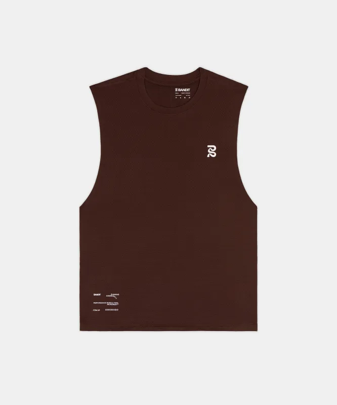 Men's Micromesh™ Run Tank - Cacao made by Bandit Running