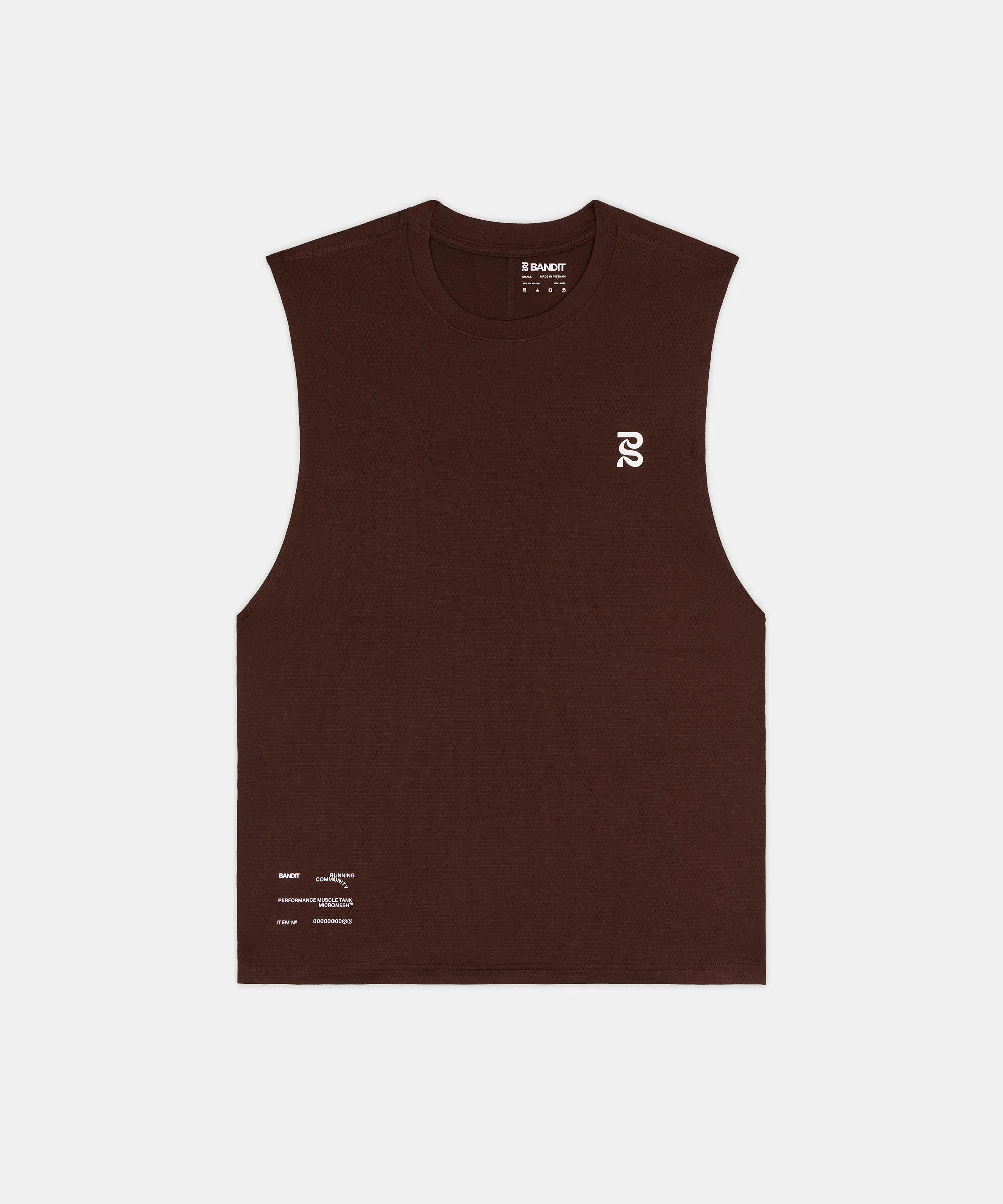 Men's Micromesh™ Run Tank - Cacao sold by Bandit Running