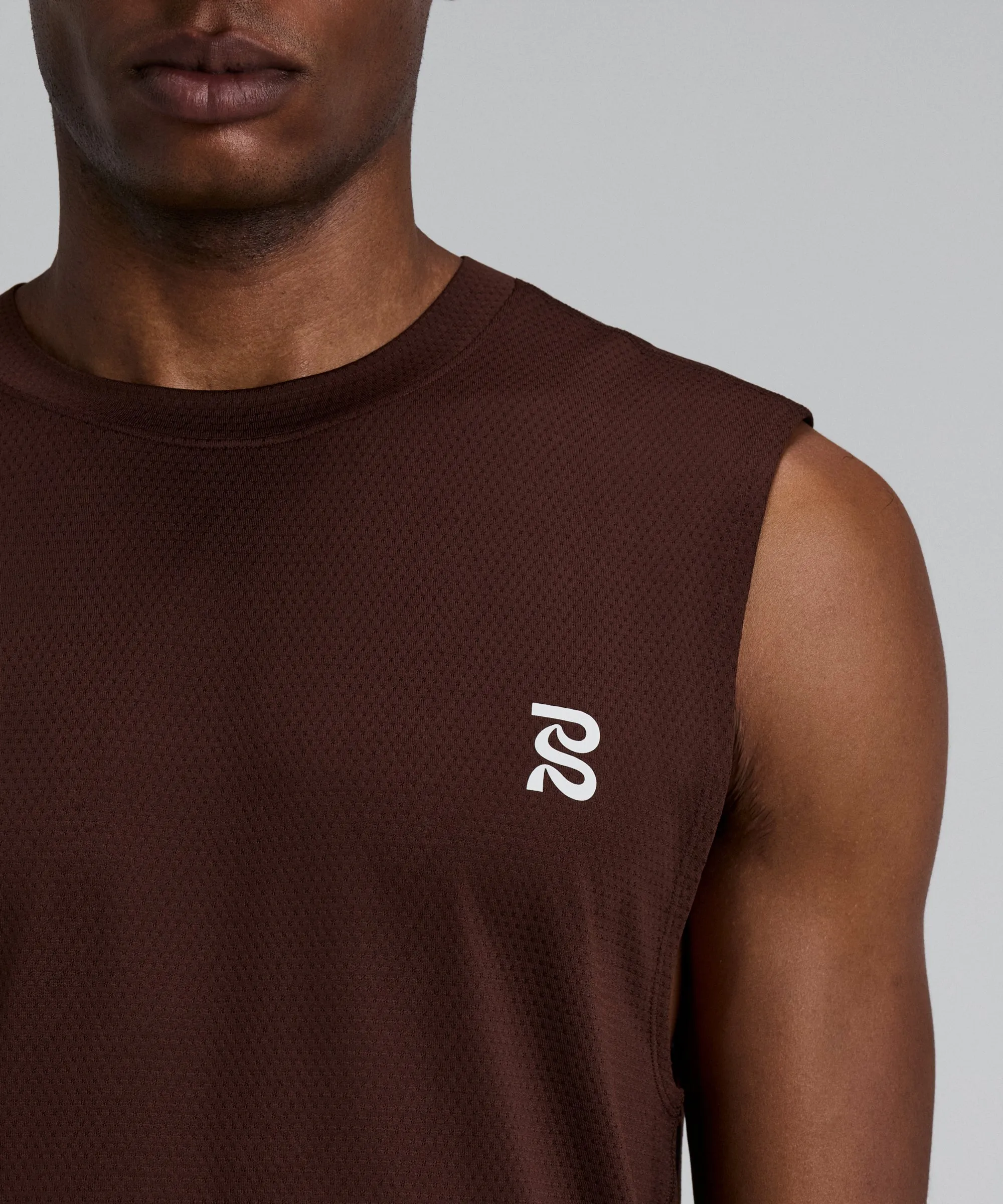 Men's Micromesh™ Run Tank - Cacao sold by Bandit Running product image thumbnail 2