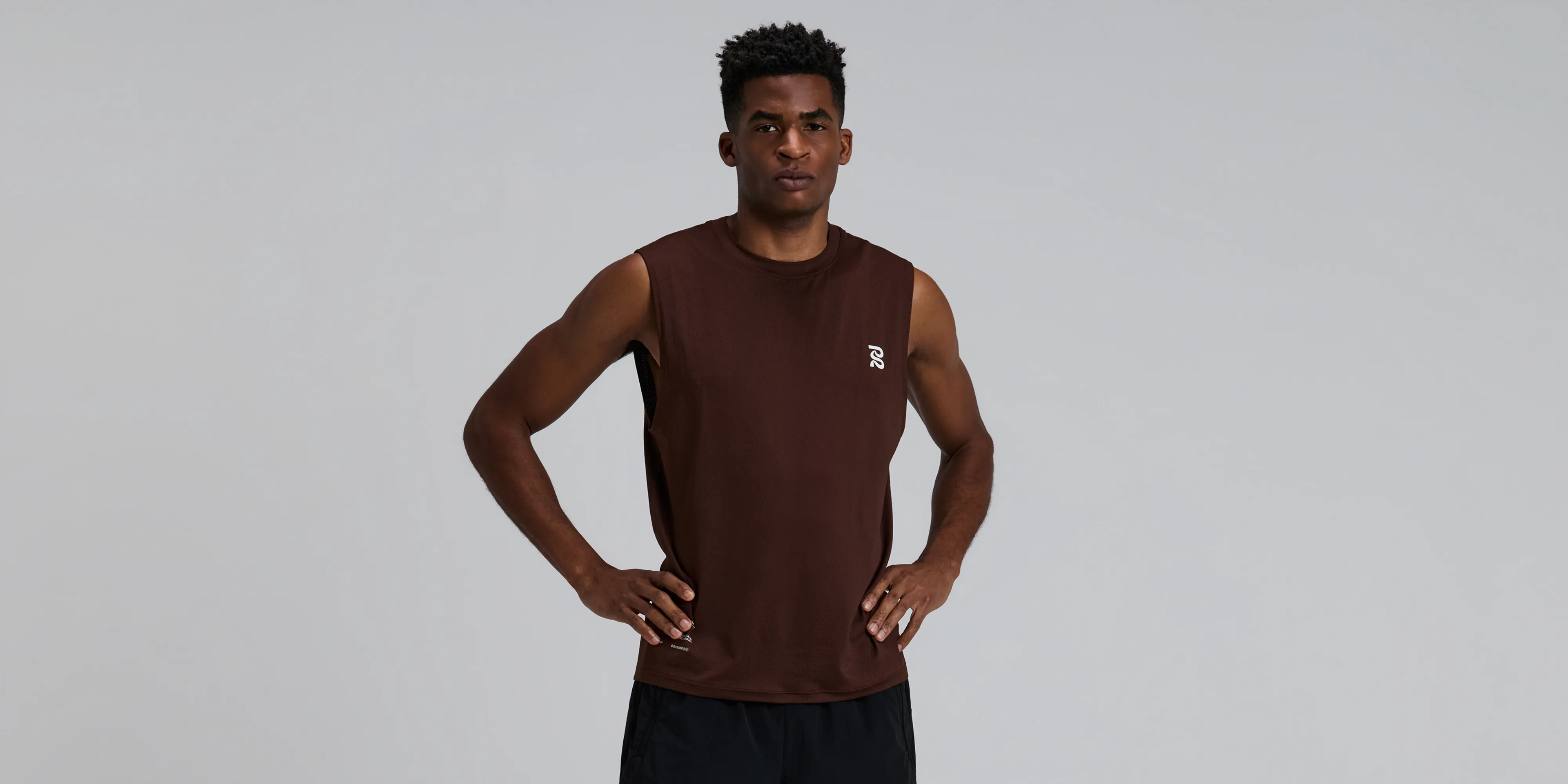 Men's Micromesh™ Run Tank - Cacao sold by Bandit Running product image thumbnail 3