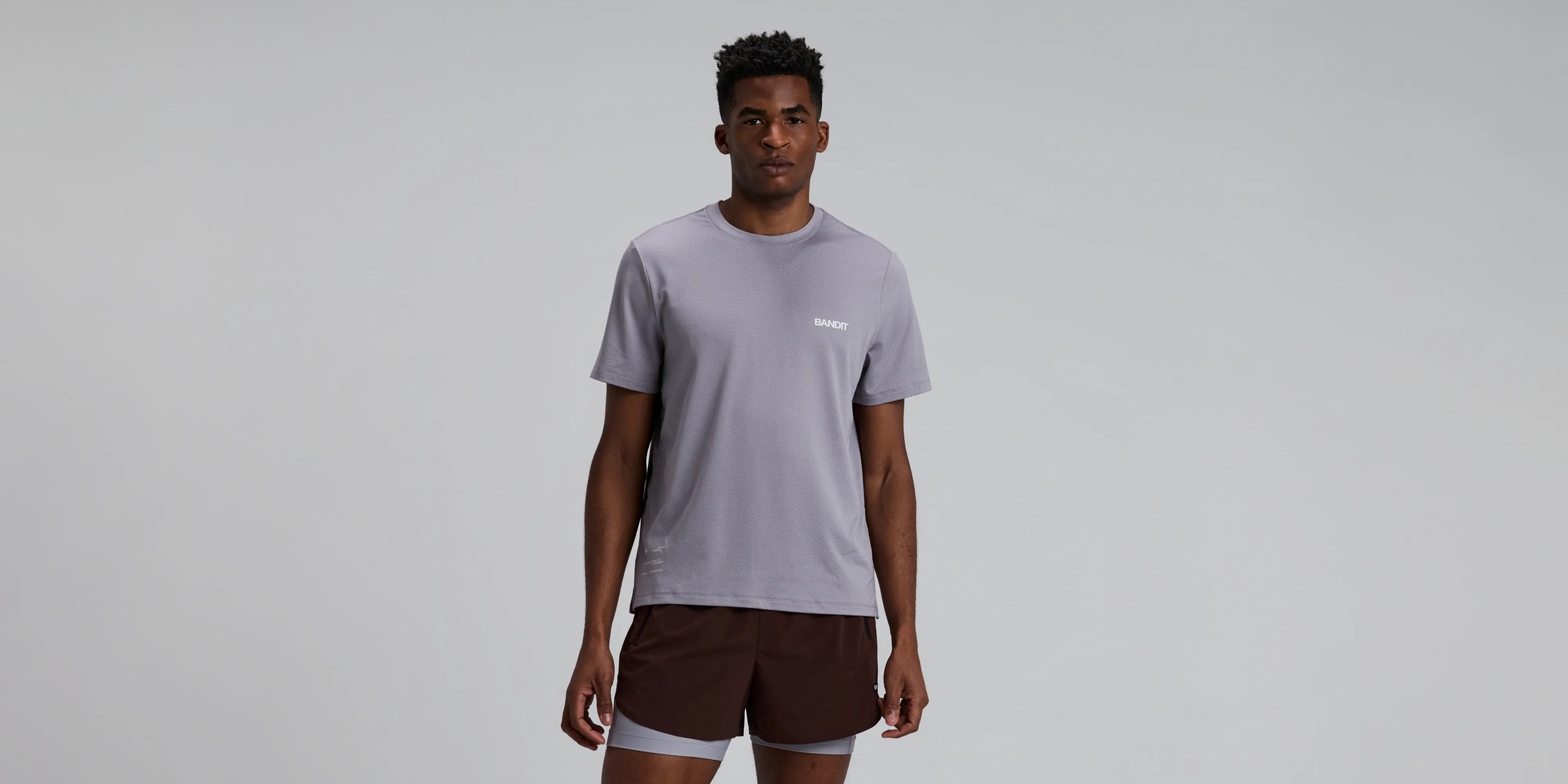Men's Micromesh™ Run Tee - Violet Fog sold by Bandit Running product image thumbnail 3