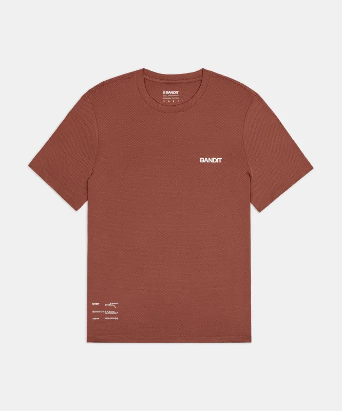 Men's Micromesh™ Run Tee - Mahogany sold by Bandit Running