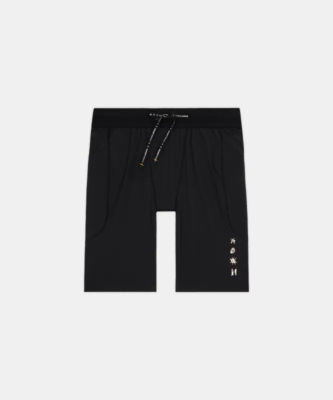 Men's SoLite™ 5 Pocket Half Tights - Black made by Bandit Running