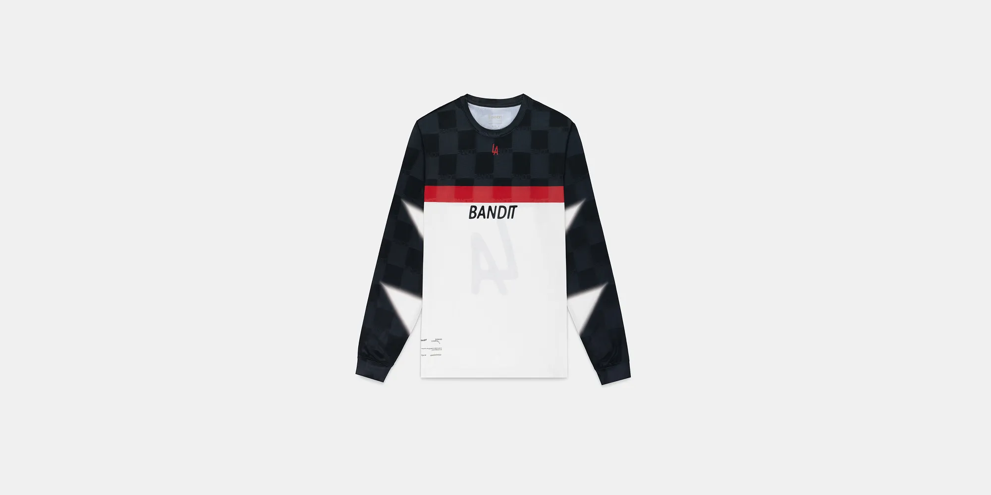 Bandit LA Cheque Jacquard Long Sleeve sold by Bandit Running product image thumbnail 3