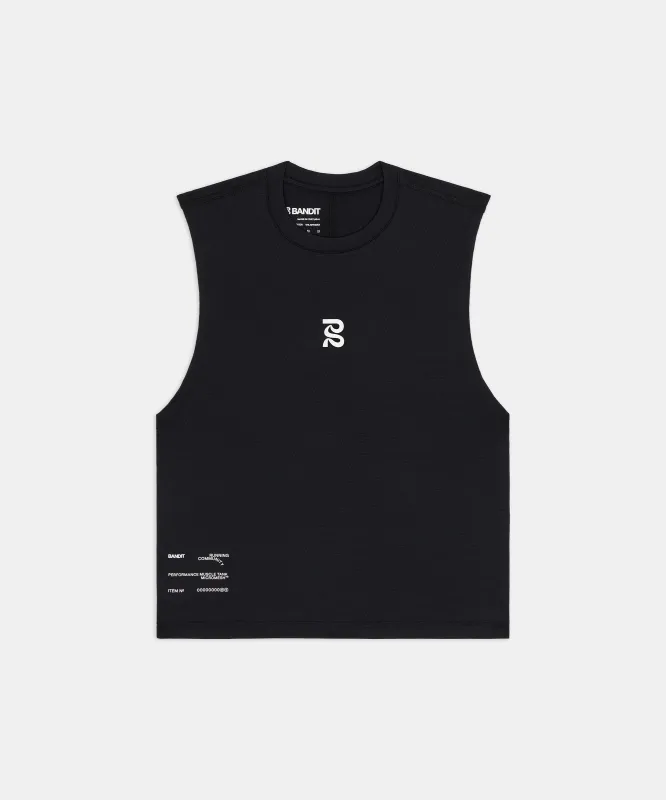 Women's Micromesh™ Run Tank - Black made by Bandit Running