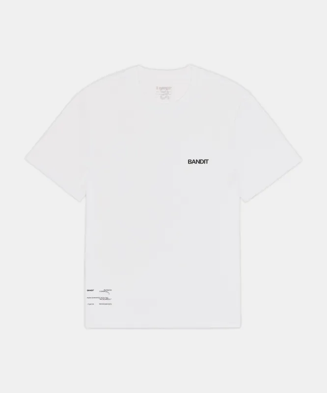 Men's Micromesh™ Run Tee - White made by Bandit Running
